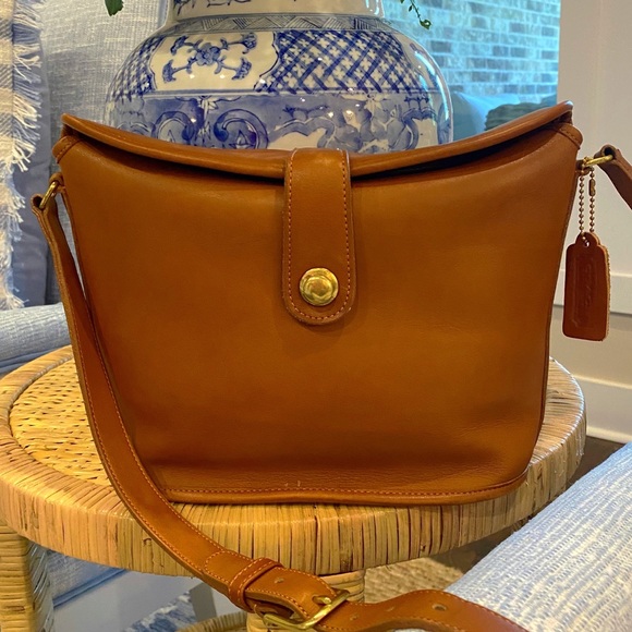 Coach Vintage Nottingham Binocular Bag BRITISH TAN! EXCELLENT!